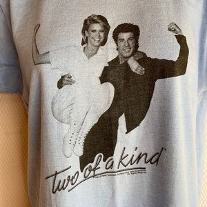 Vtg Olivia Newton John and John Travolta T Shirt